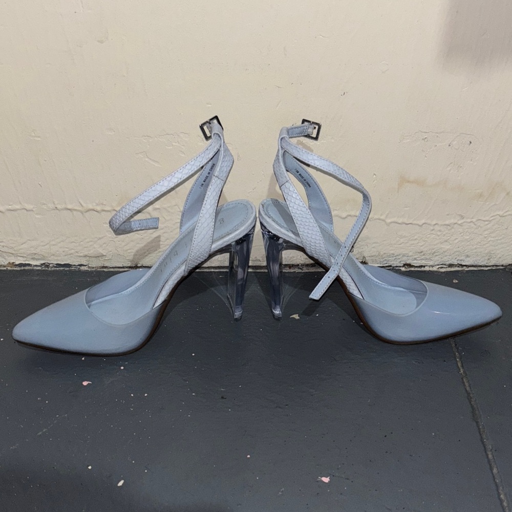 Gianni Bini Women's Light Blue Strappy Heels - Picture 2 of 4